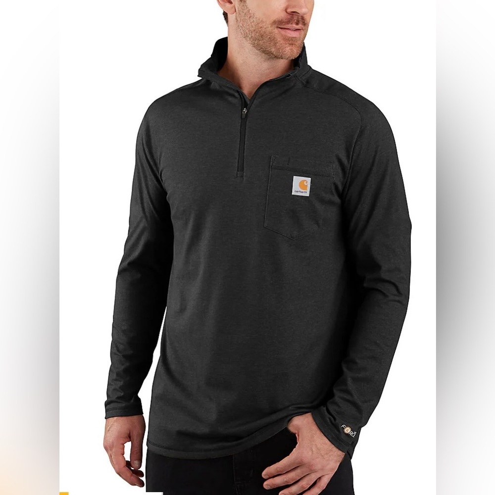 Men’s Carhartt 1/4 inch zip - Gray - Size XL relaxed fit
